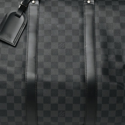 Louis Vuitton Damier Graphite Keepall Bandouliere 55 6 of 8