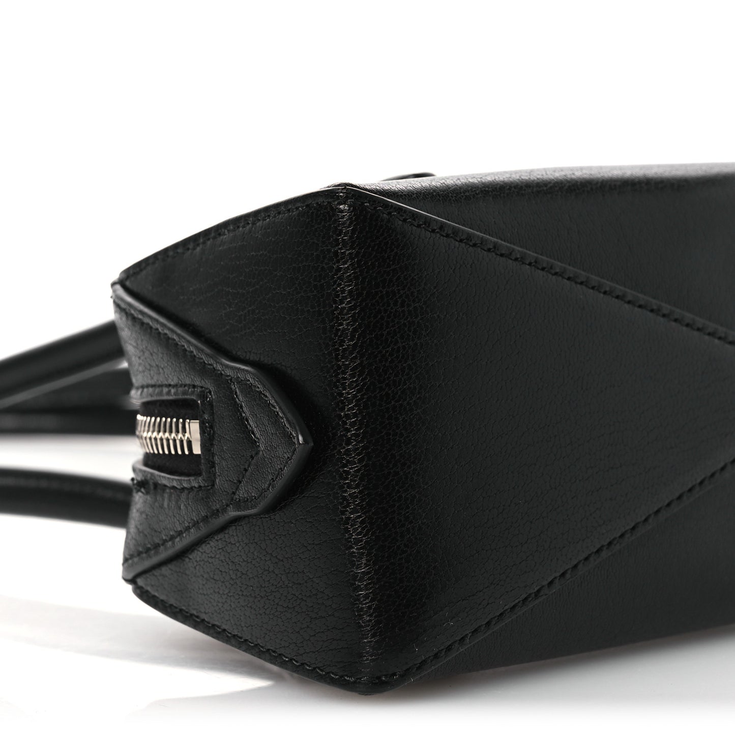 Shiny Goatskin Small Le Teckel Bag Black Black