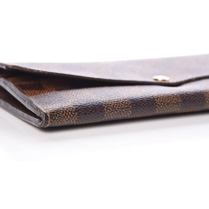 Louis Vuitton Damier Ebene Emilie Wallet 7 of 9