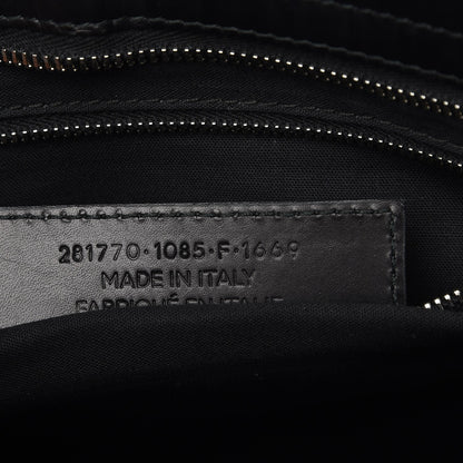 Balenciaga Smooth Calfskin Metallic Patent Giant 12 Silver Hardware City Black Gris 8 of 8