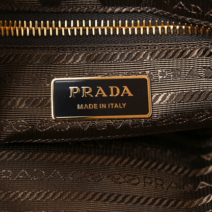 Prada Suede Large Bonnie Shoulder Bag Cacao 6 of 9