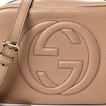 Gucci Pebbled Calfskin Small Soho Disco Bag Rose Beige 9 of 9