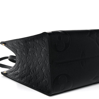 Louis Vuitton Empreinte Monogram Giant Onthego MM Black 5 of 11