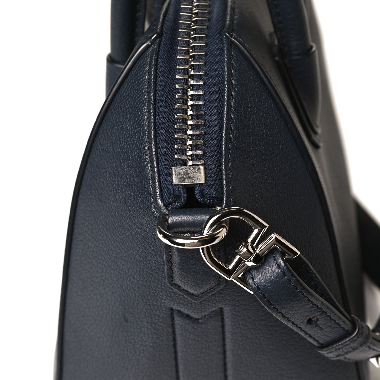 Sugar Goatskin Mini Antigona Night Blue