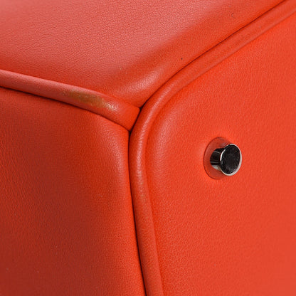 Christian Dior Calfskin Mini Diorissimo Tote Orange 9 of 13