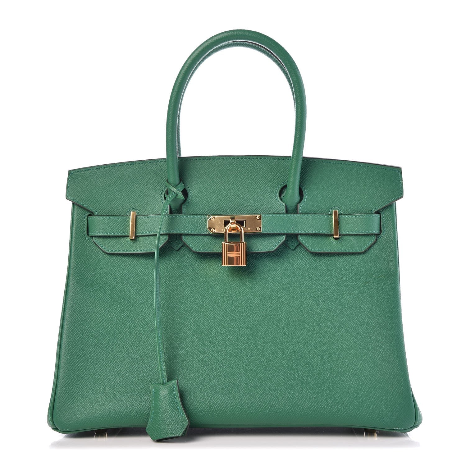 Hermes Epsom Birkin 30 Vert Vertigo 1 of 32