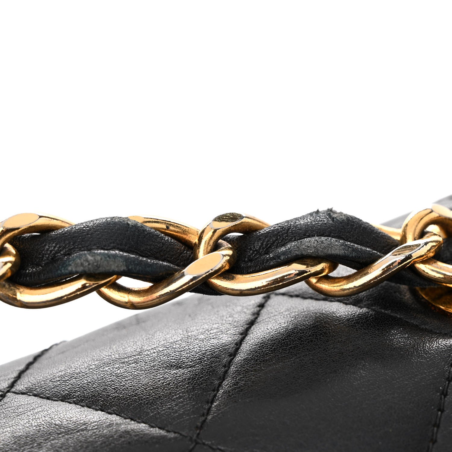 Chanel Lambskin Quilted XL Jumbo Single Flap Black 16 of 19