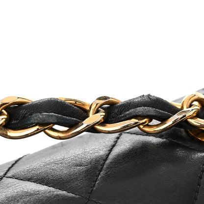 Chanel Lambskin Quilted XL Jumbo Single Flap Black 16 of 19