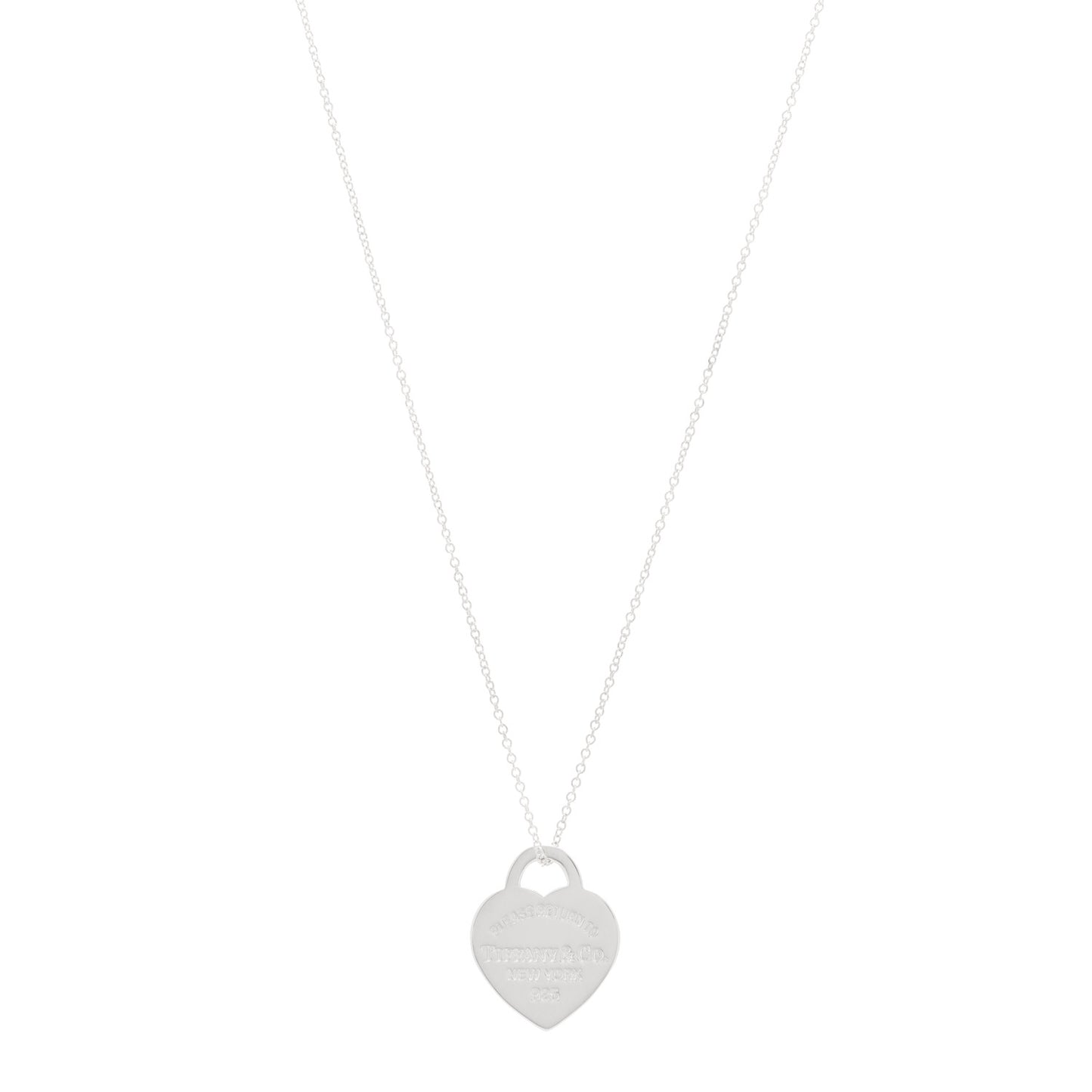 Sterling Silver Small Return to Tiffany Heart Pendant Necklace