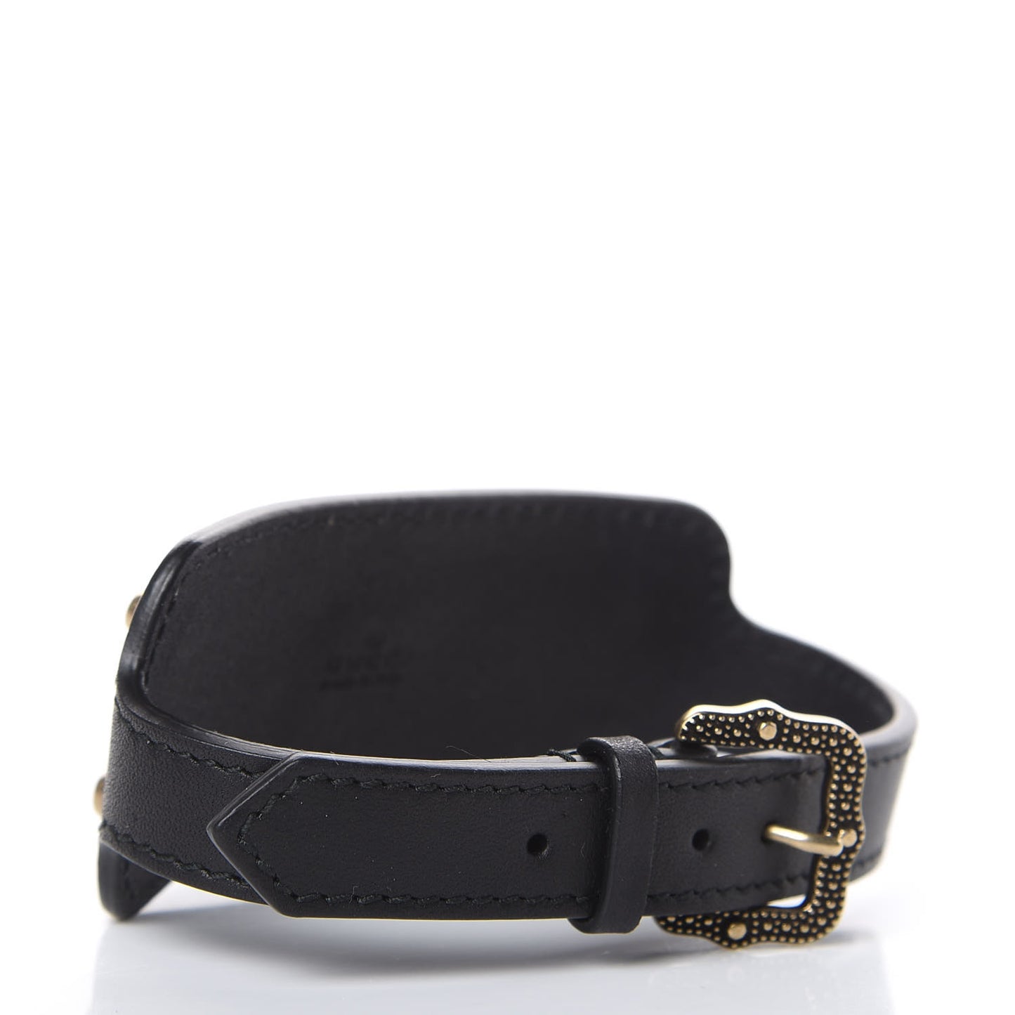 Calfskin Tiger Bracelet Black