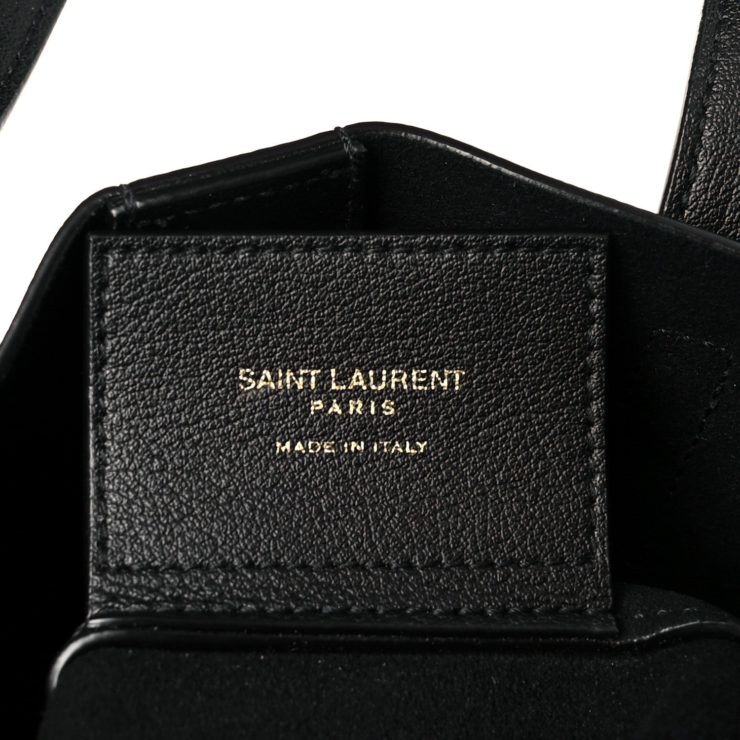 Saint Laurent Calfskin Toy Shopping Tote Black 8 of 10