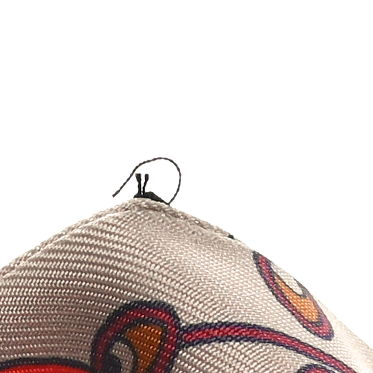 Hermes Silk La Danse Des Amazones Twilly Beige Corail Brun 3 of 4