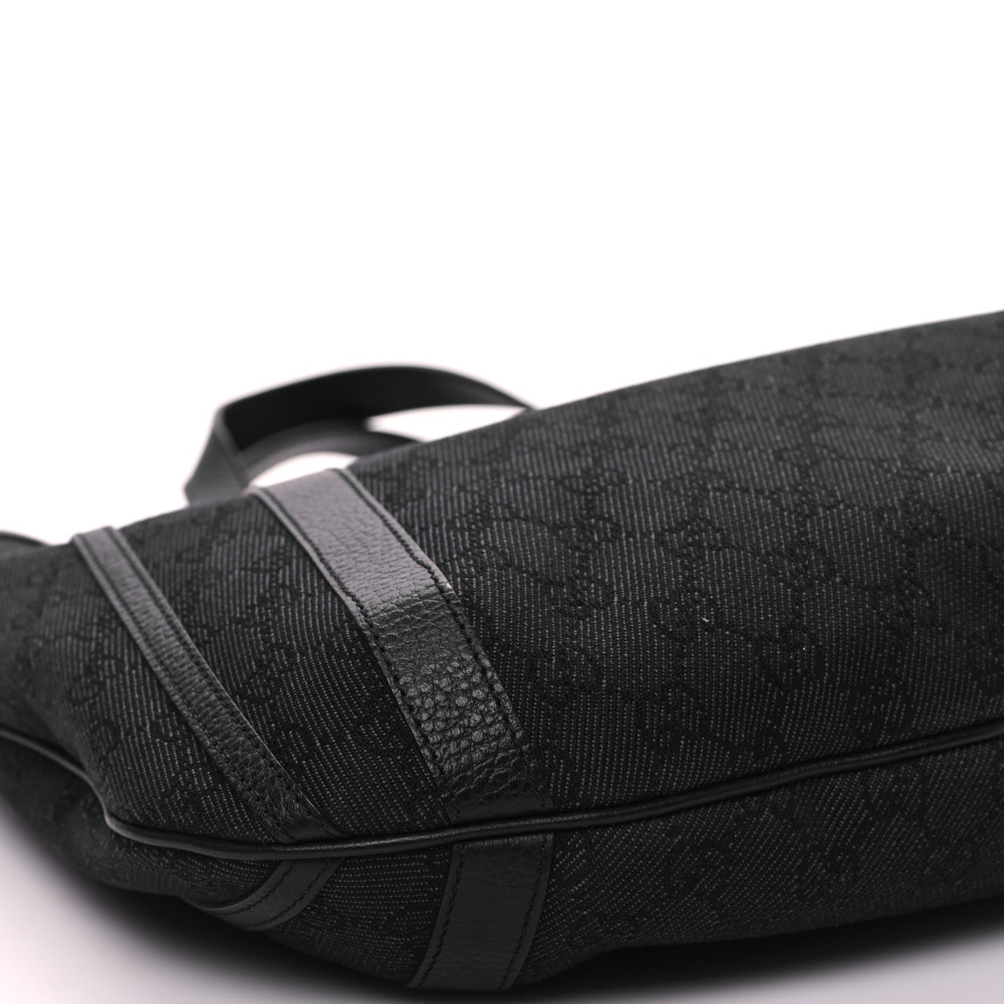 Monogram Medium Abbey Convertible Tote Black