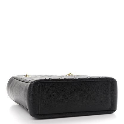 Chanel Caviar Quilted Petit Shopping Tote PST Black 4 of 9