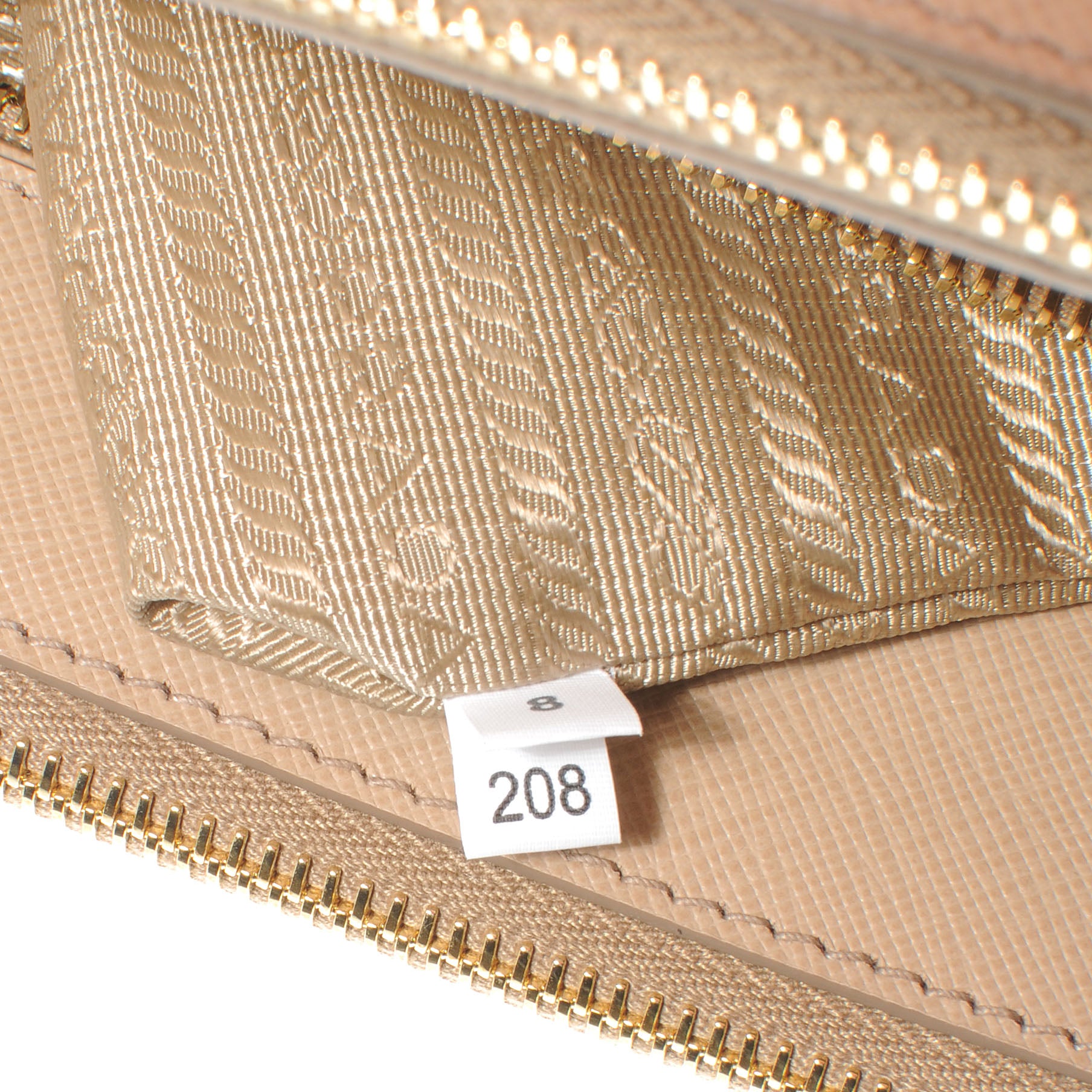 Prada Saffiano Lux Medium Tote Sabbia 8 of 10