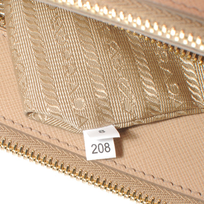 Prada Saffiano Lux Medium Tote Sabbia 8 of 10