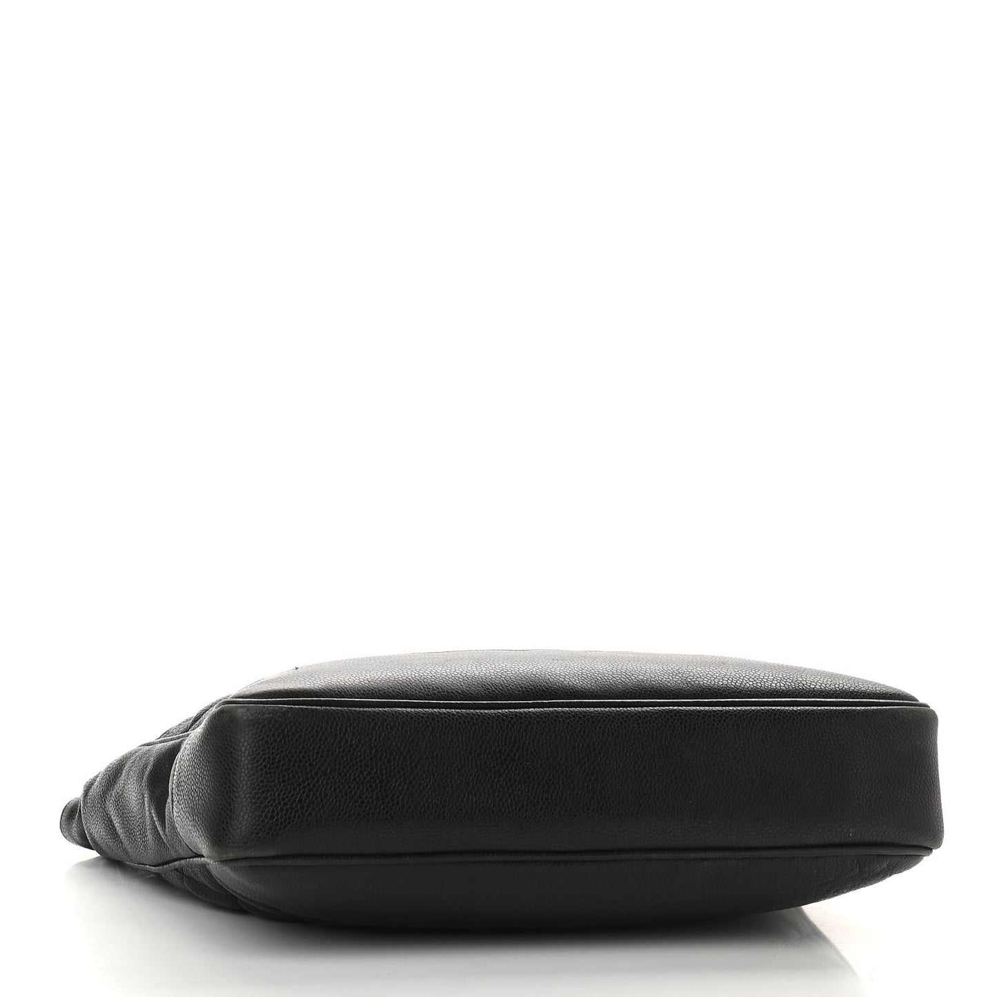 Caviar Quilted Shoulder Bag Black