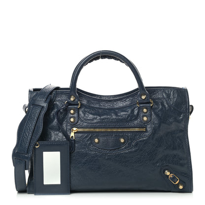Balenciaga Agneau Giant 12 Gold Hardware City Bleu Obscur 1 of 13