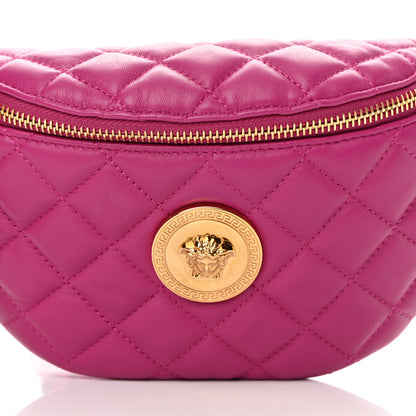 Versace Nappa Quilted Medusa Belt Bag Pink 8 of 14