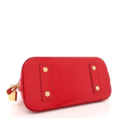 Louis Vuitton Vernis Alma BB Cherry 4 of 11