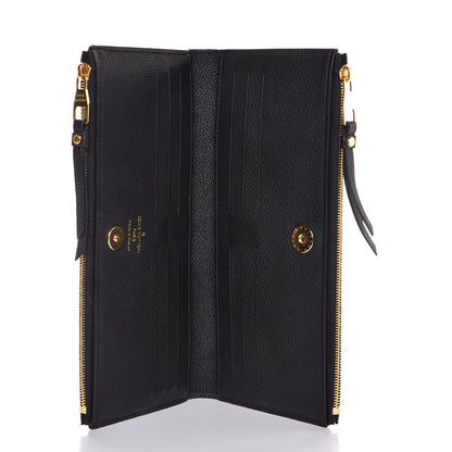 Louis Vuitton Empreinte Adele Wallet Black 5 of 7
