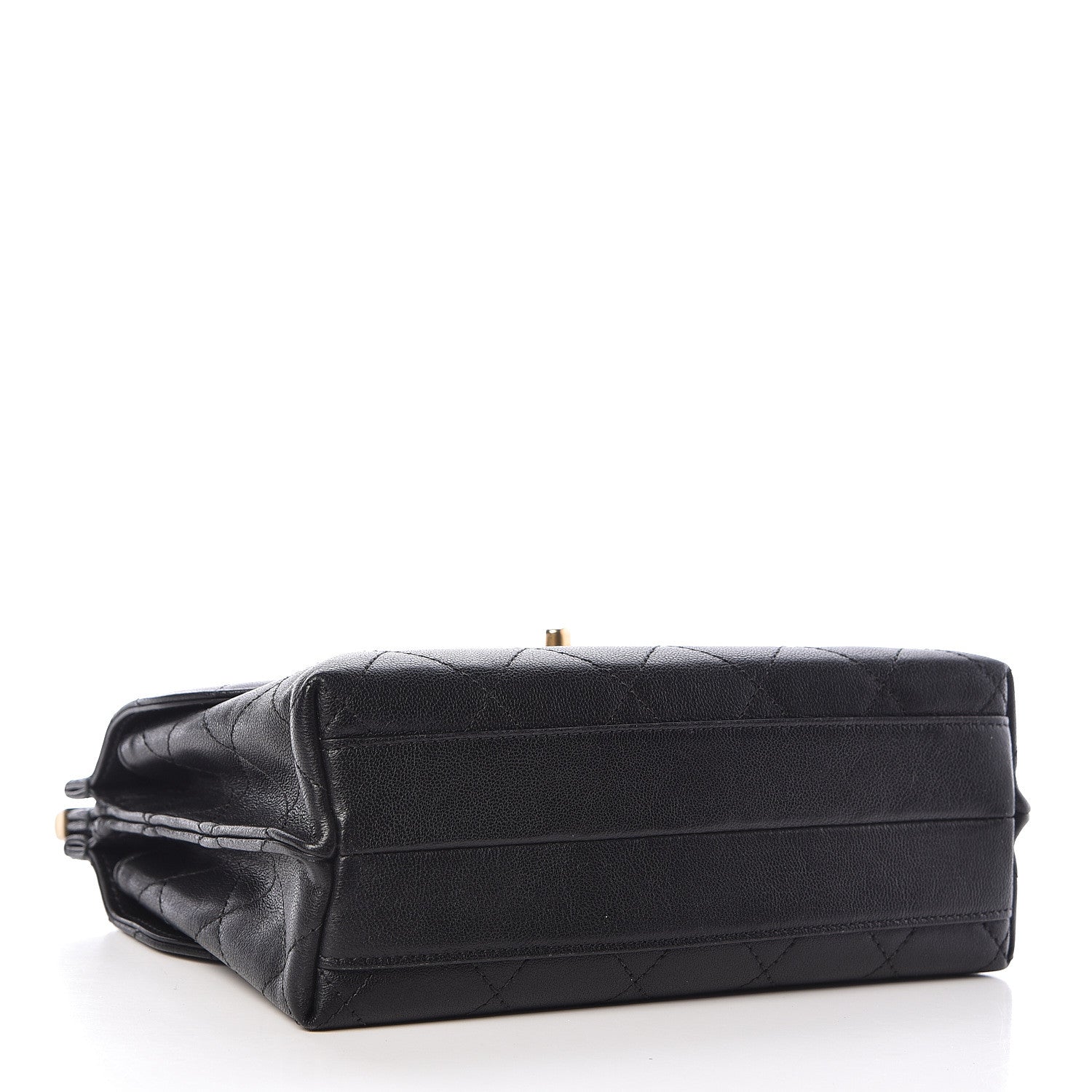 Chanel Lambskin Quilted Double Flap Black 4 of 12
