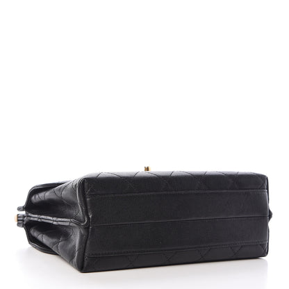 Chanel Lambskin Quilted Double Flap Black 4 of 12
