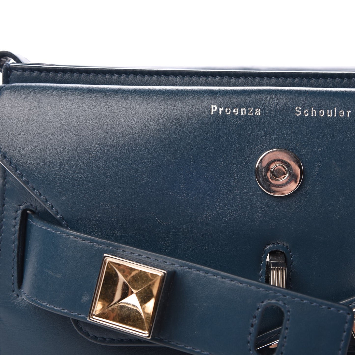 Calfskin Mini PS11 Classic Shoulder Bag Night Club