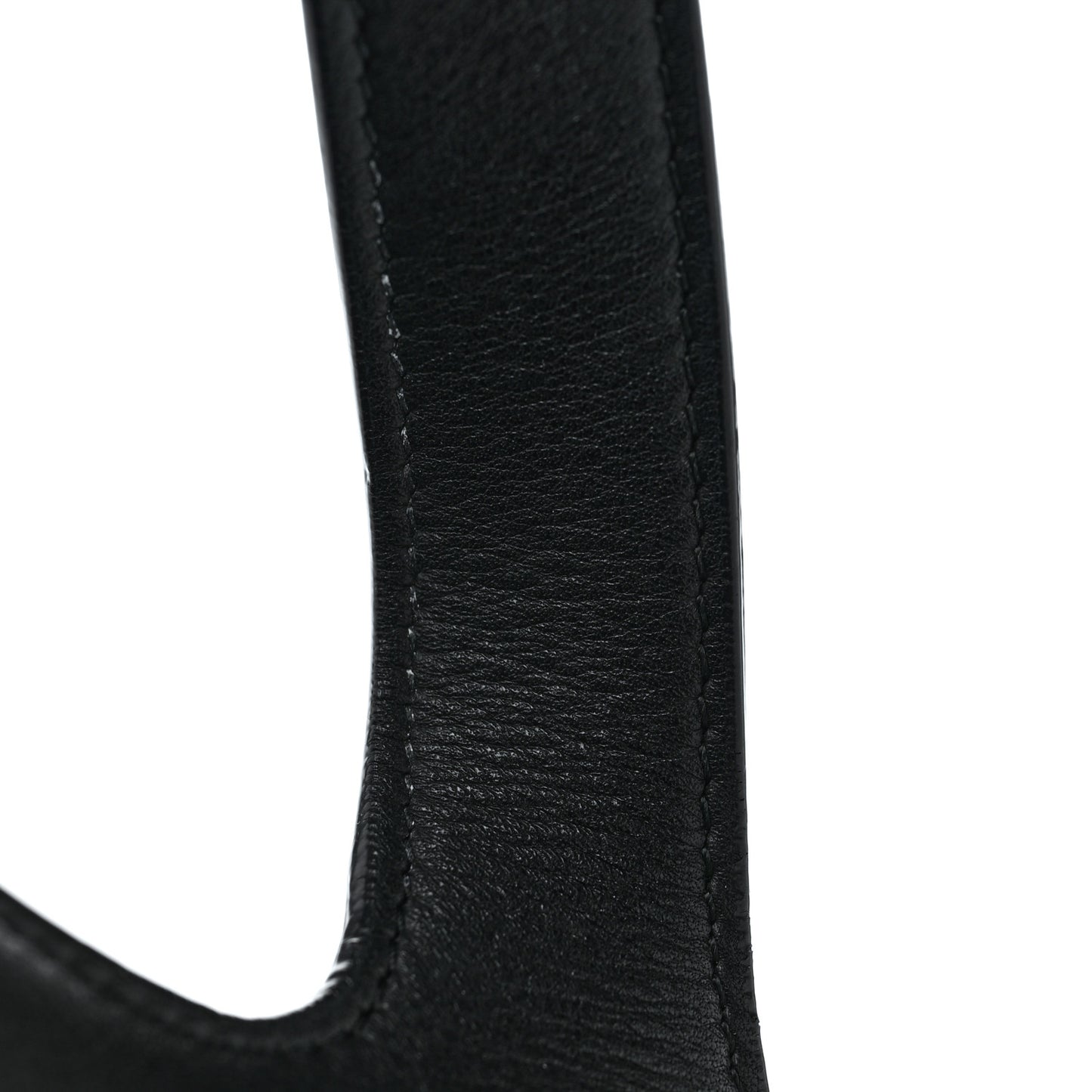 Supple Natural Calfskin Medium Tri-Fold Bag Black