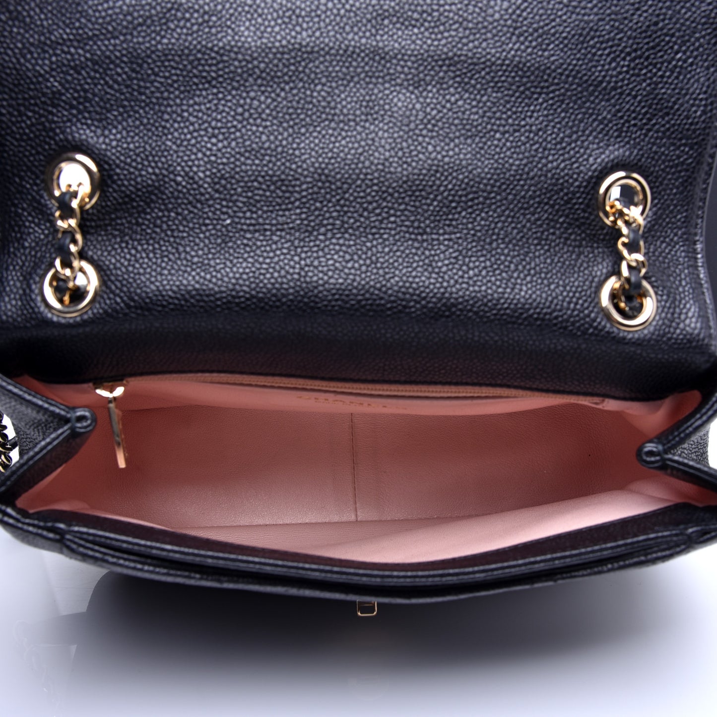 Caviar Quilted Small Flap Black