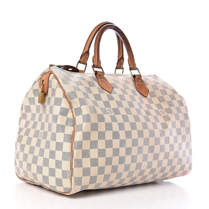 Louis Vuitton Damier Azur Speedy 35 2 of 33