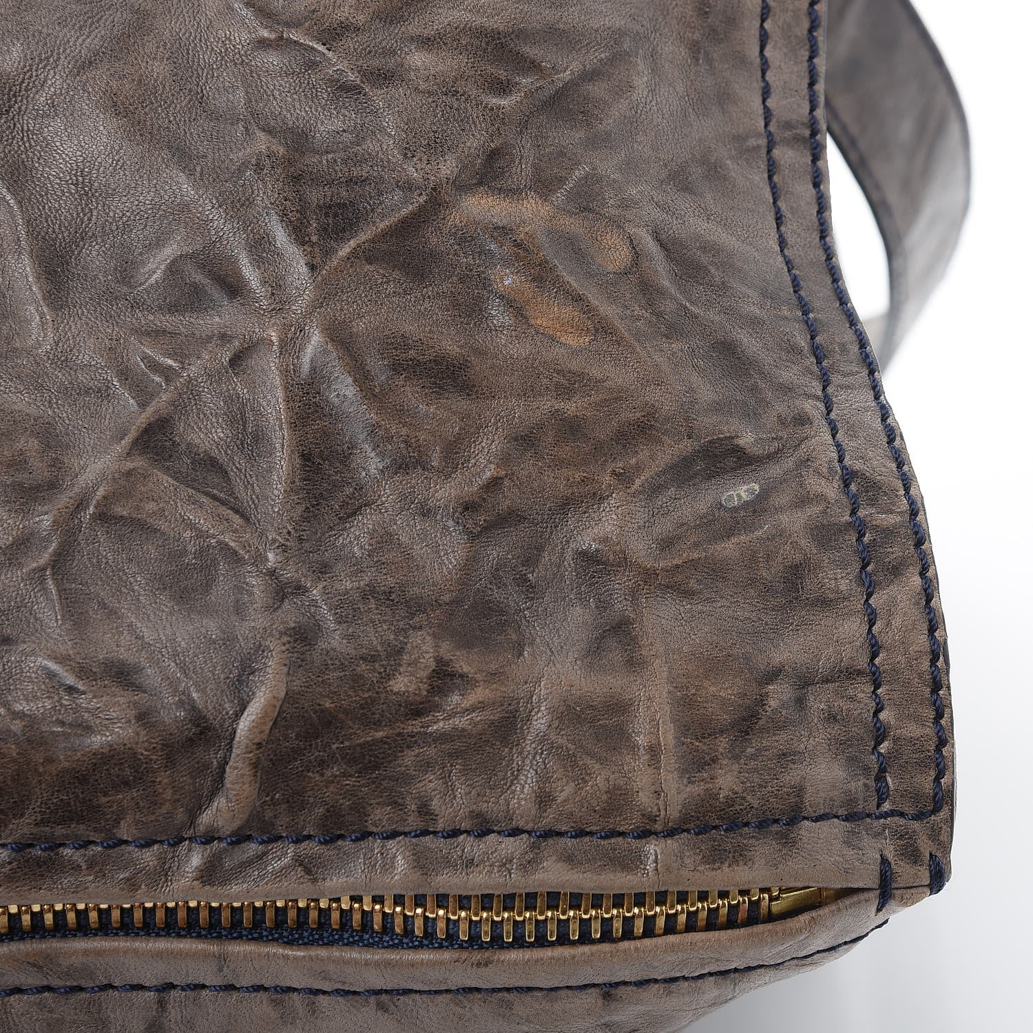 Givenchy Tumbled Sheepskin Large Pandora Blue Grey 8 of 9