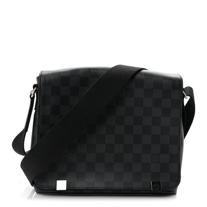 Louis Vuitton Damier Graphite District PM 1 of 9