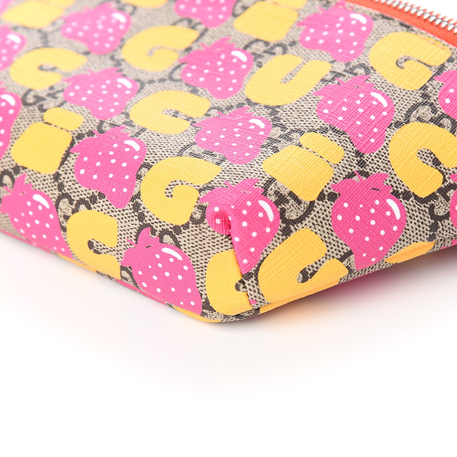 Gucci GG Supreme Monogram Childrens Strawberry Print Belt Bag Multicolor 9 of 10