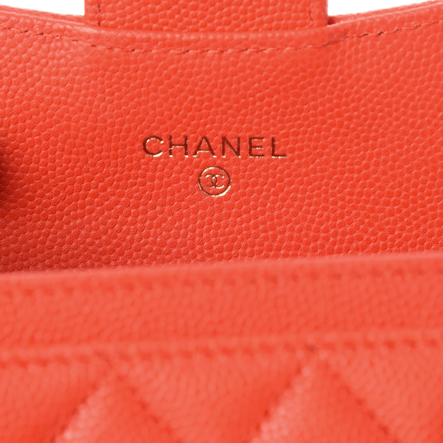 Chanel Caviar Quilted Flap Card Holder Red 6 of 9