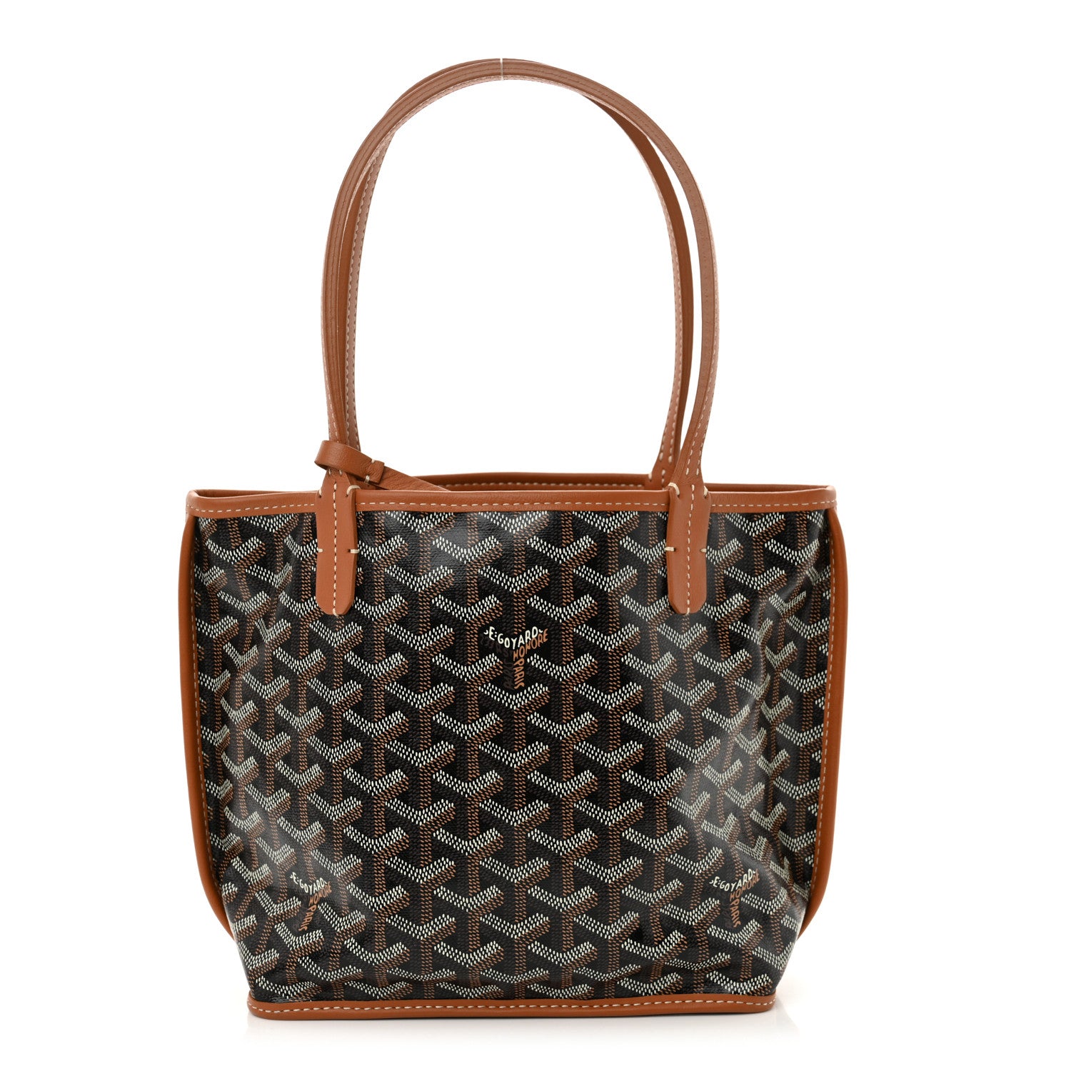 Goyard Goyardine Reversible Mini Anjou Black Gold 1 of 20