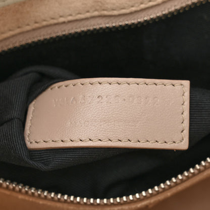 Saint Laurent Smooth Calfskin Le 5 A 7 Hobo Crema Soft 7 of 10