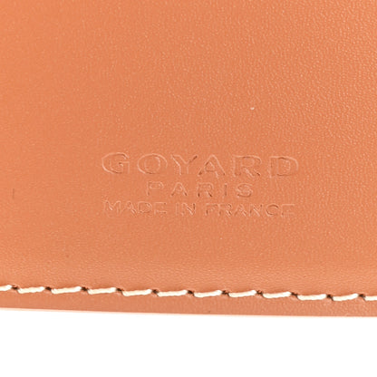 Goyard Goyardine Saint Pierre Card Holder Black Gold 6 of 7