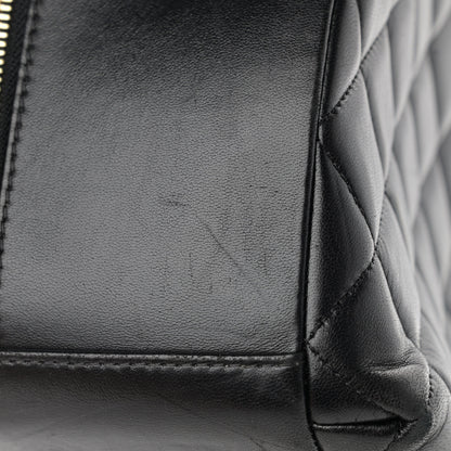 Chanel Lambskin Quilted Large Trendy CC Bowling Bag Black 18 of 19