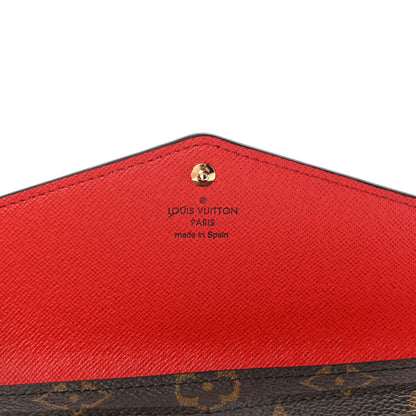 Louis Vuitton Monogram Sarah Wallet NM Coquelicot 6 of 9