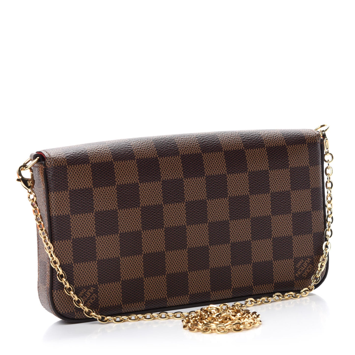 Damier Ebene Pochette Felicie Chain Wallet