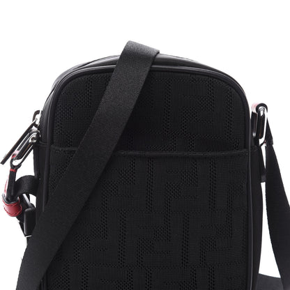 Fendi Neoprene Mesh Vitello Grace FF Small Messenger Black 9 of 9