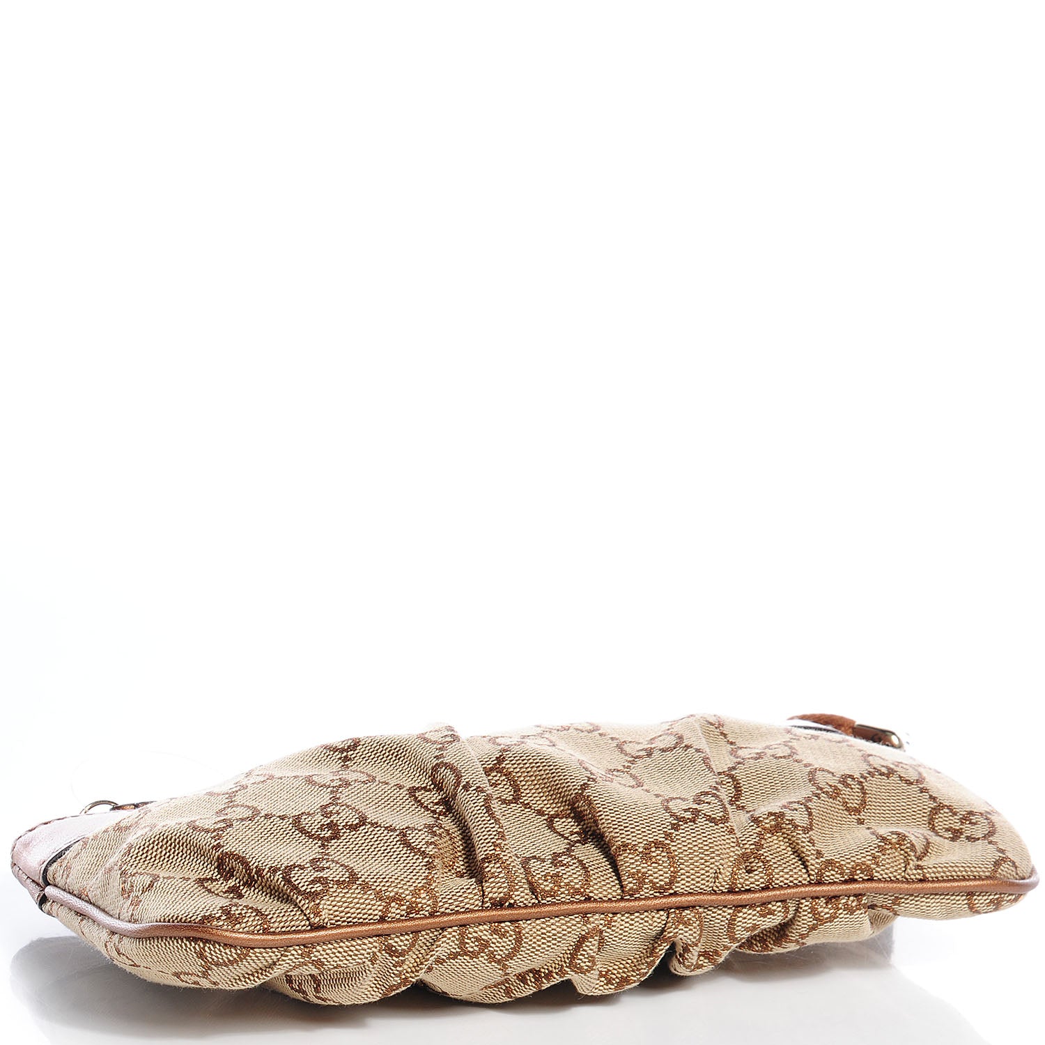 Gucci Monogram Hearts Wristlet Metallic 4 of 7