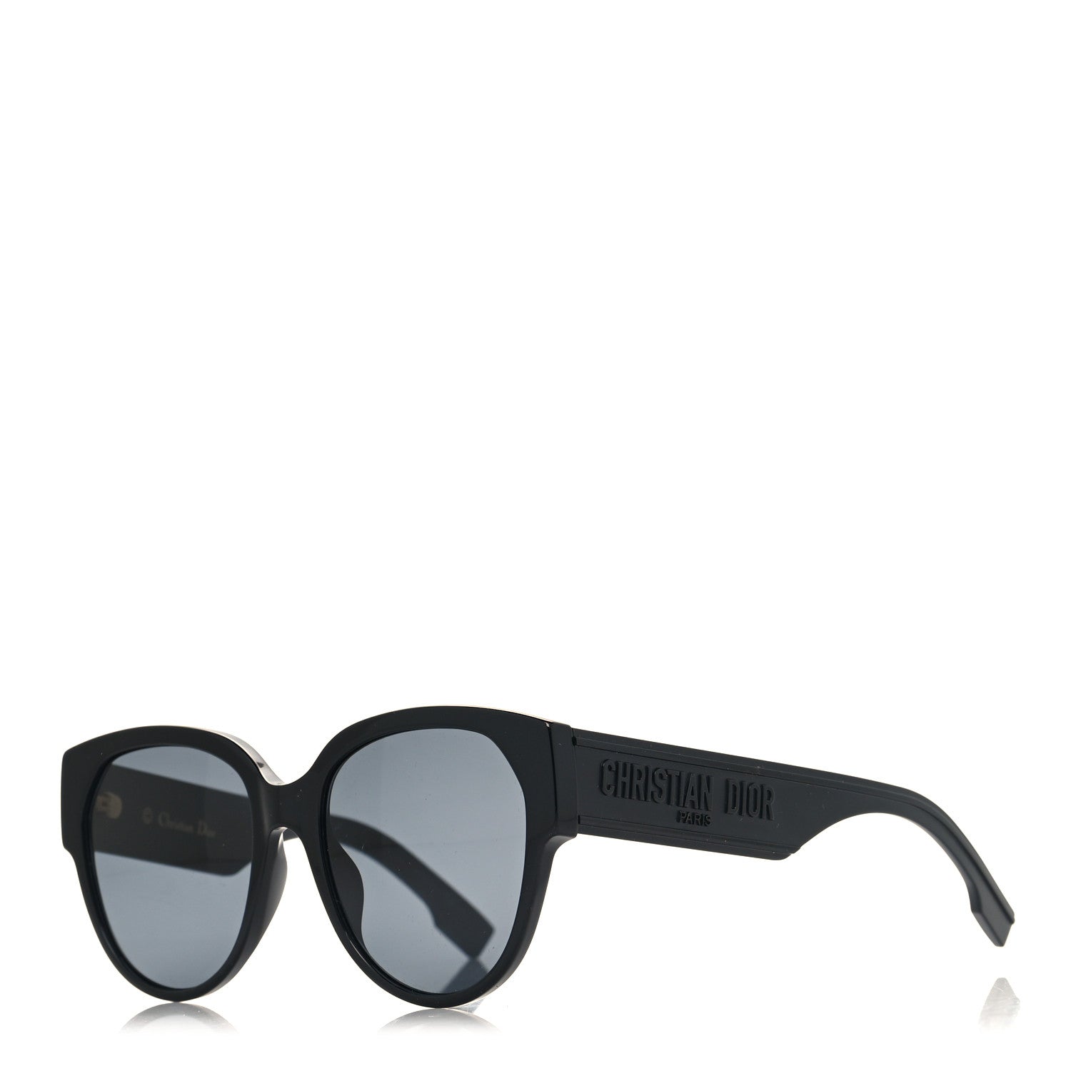 Christian Dior CHRISTIAN DIOR Acetate DiorID2 Sunglasses Black 1 of 9