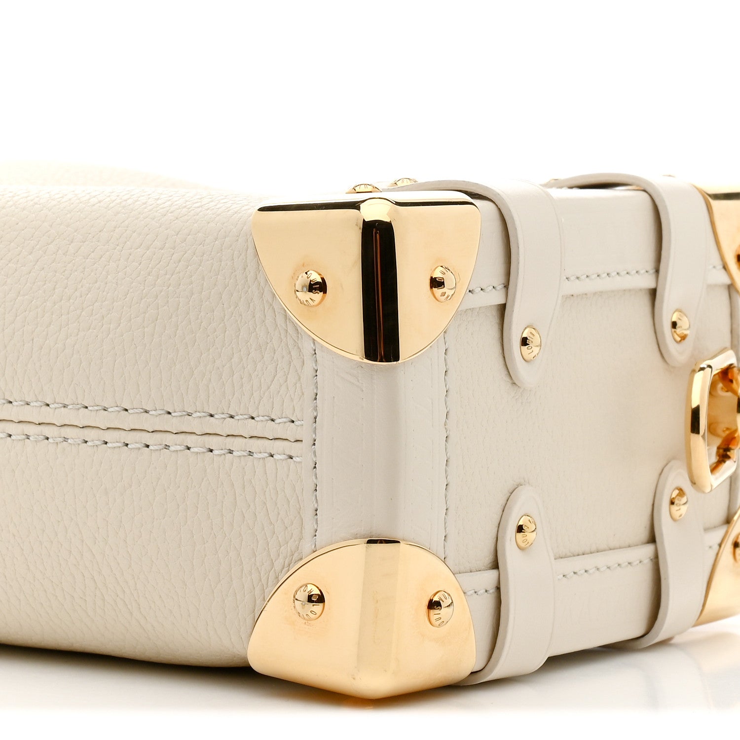 Louis Vuitton Calfskin Side Trunk PM Chalk 17 of 19