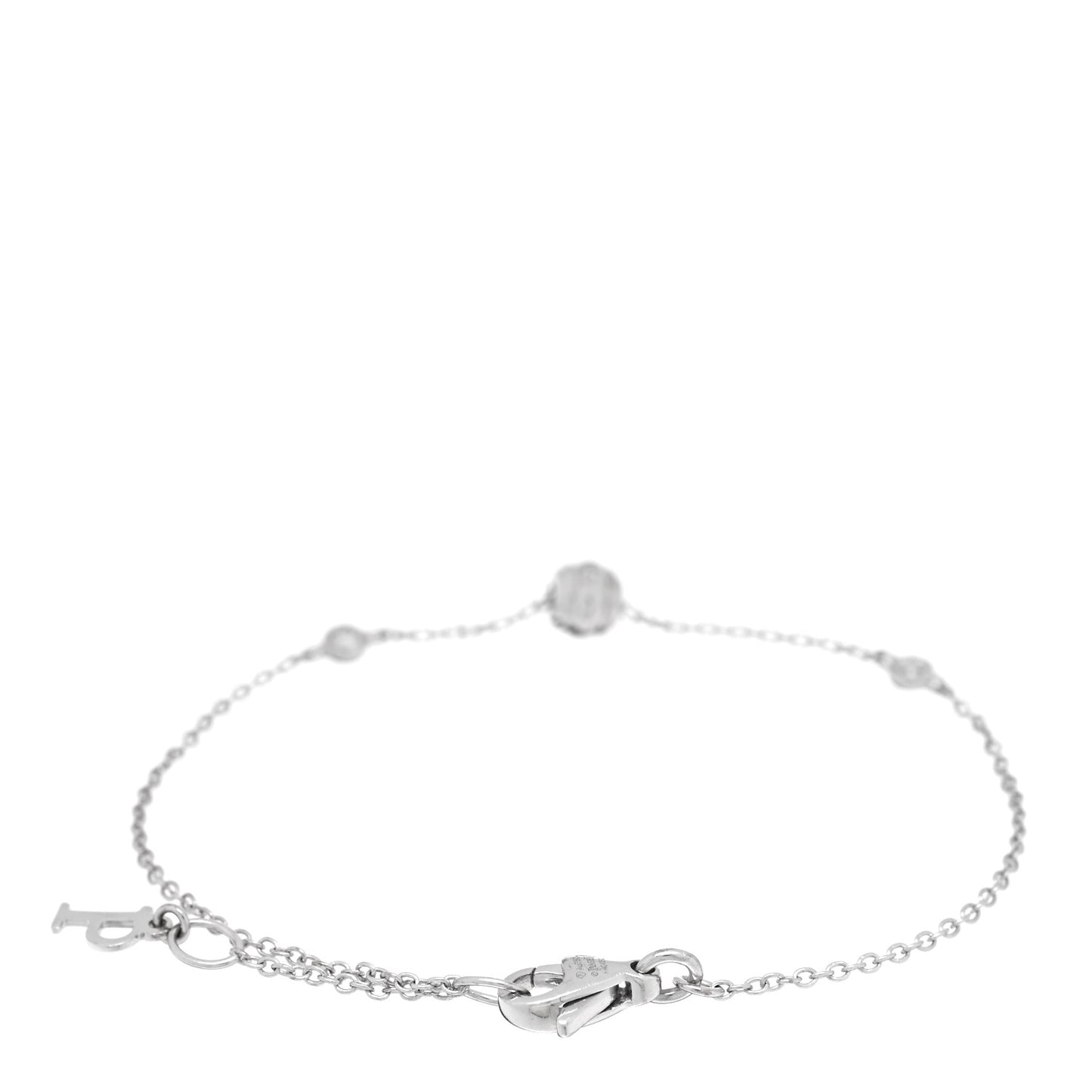 18K White Gold Diamond Possession Bracelet