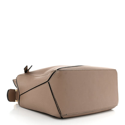 Loewe Grained Calfskin Small Puzzle Bag Sand 4 of 9