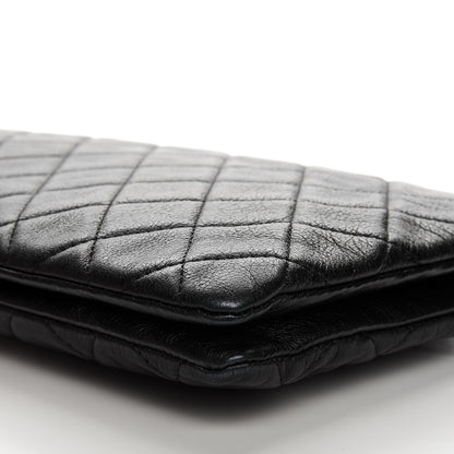 Chanel Calfskin Quilted Small Zipped Boy Pouch Black 11 of 12