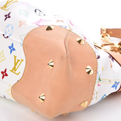 Louis Vuitton Monogram Multicolor Judy MM White 9 of 9