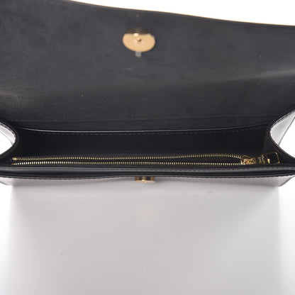 Louis Vuitton Calfskin Swarovski Louise EW Clutch Black 5 of 7